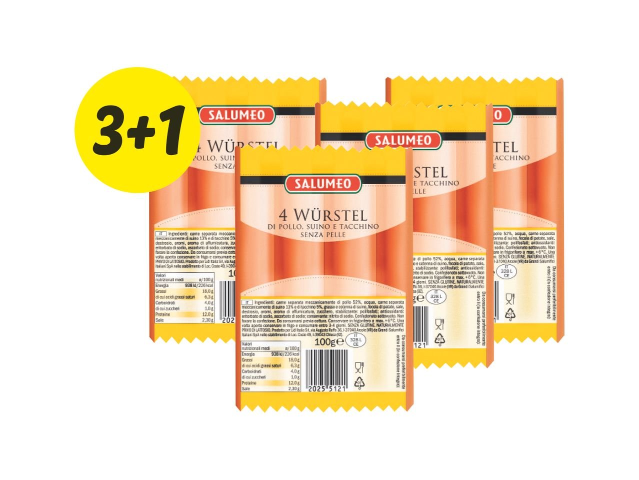 4 Würstel misti