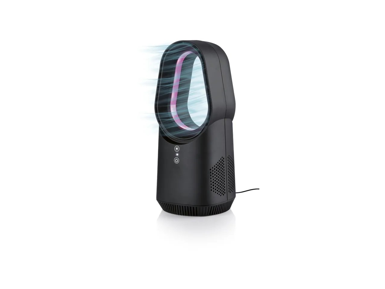 Ventilatore senza pale con LED