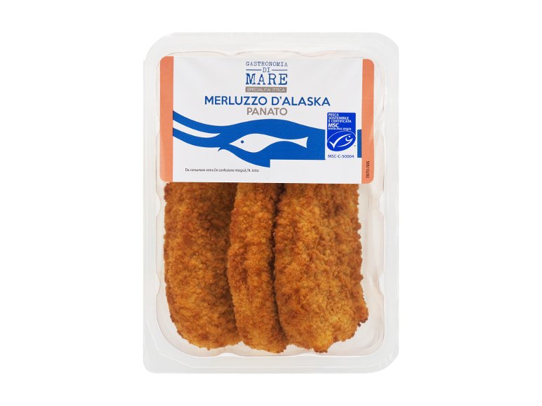 Merluzzo d'Alaska panato