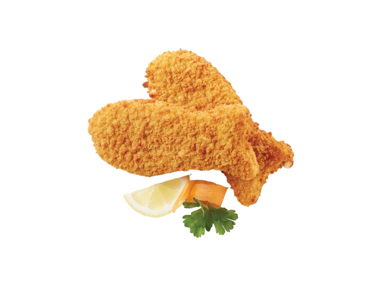 Due cotolette pesce e formaggio