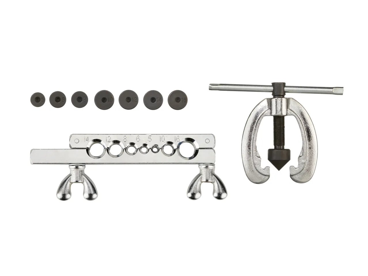 Set per svasatura doppia, tagliatubi o pinza piegatubi