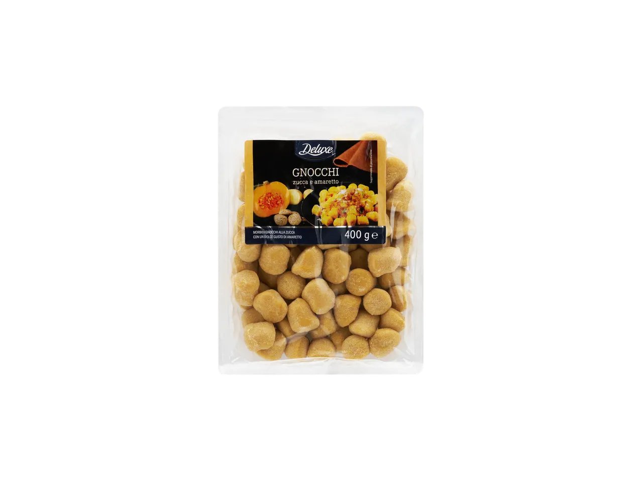 Gnocchi con zucca e amaretto