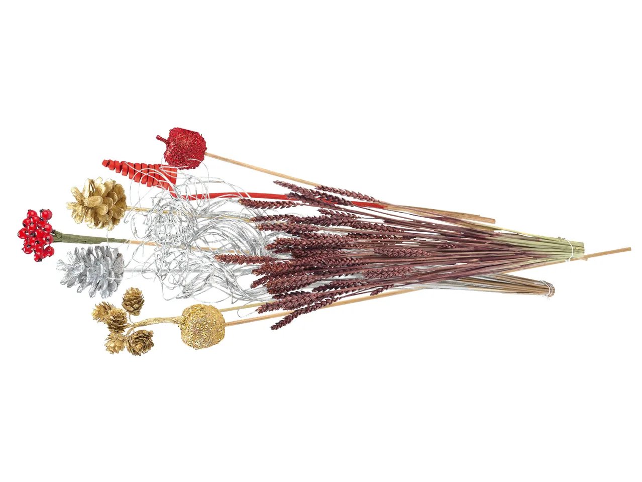 Fiori secchi decorativi assortiti