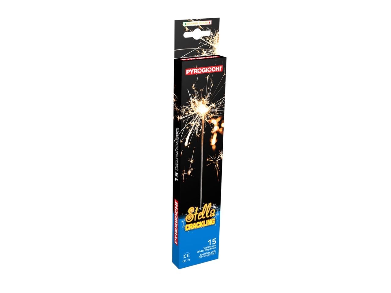 “WOW” 100 colpi o stella “CRACKLING”, 15 pezzi