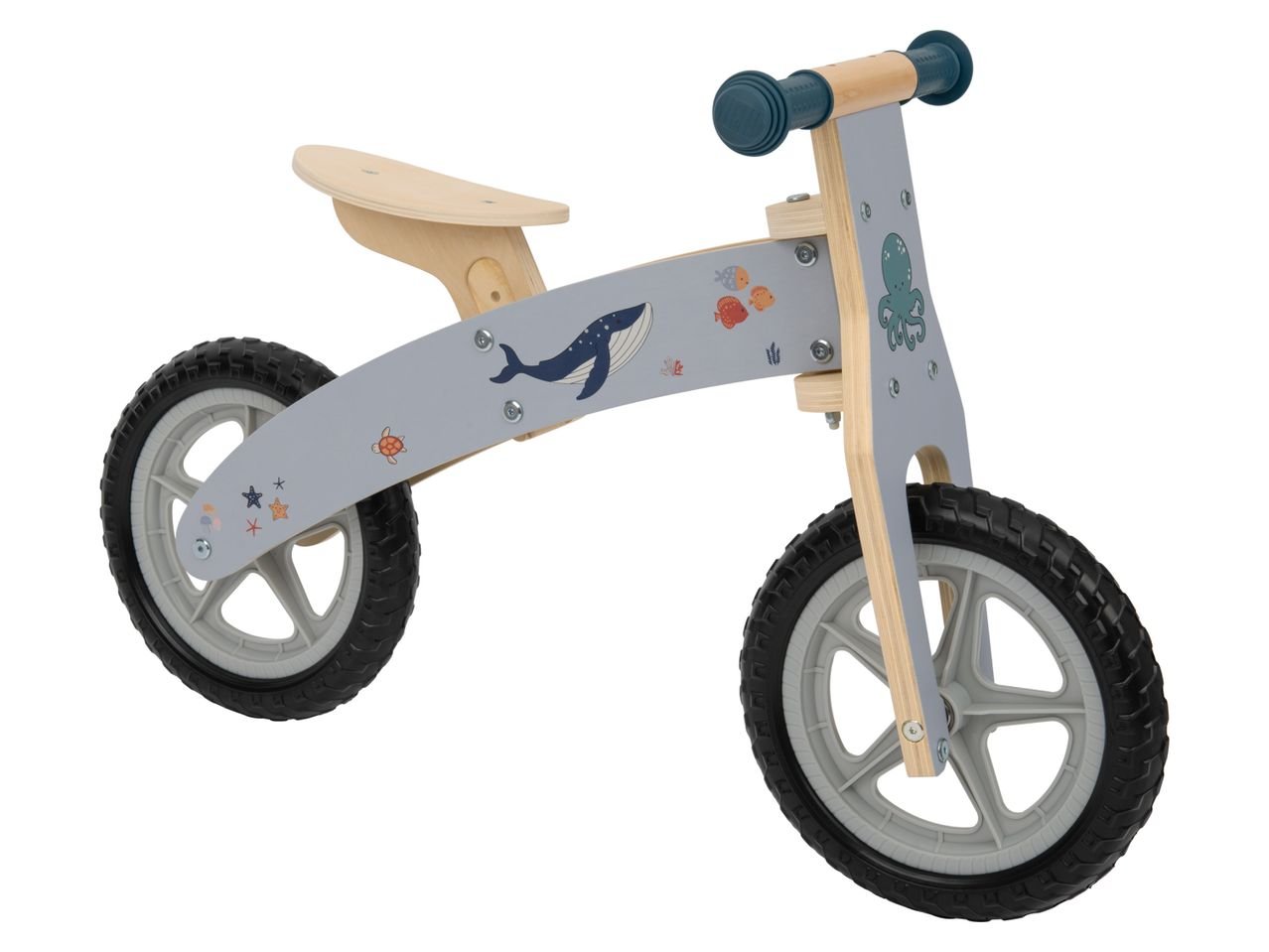 Bicicletta senza pedali o dondolo in legno