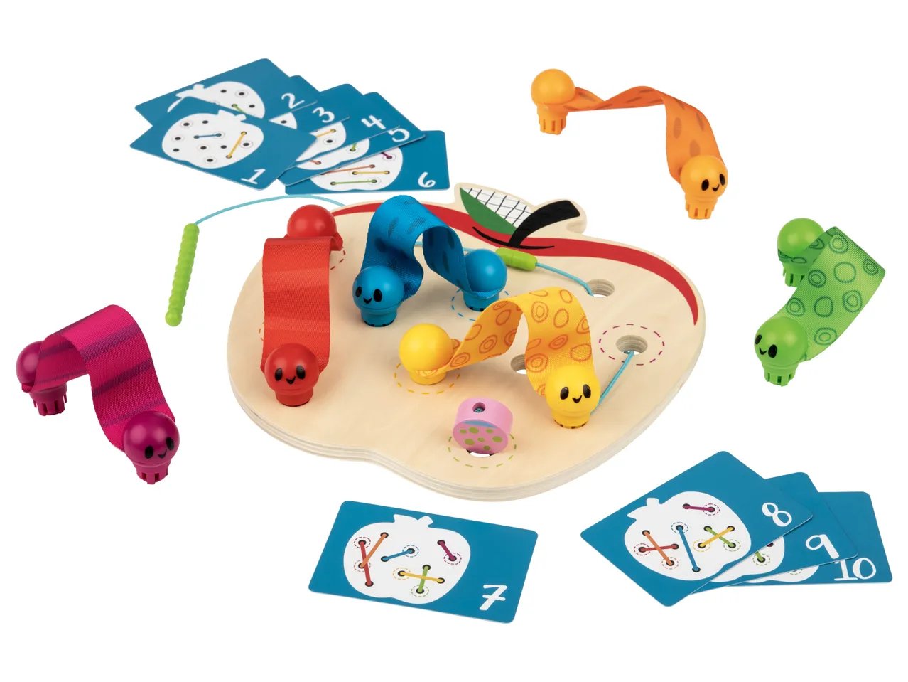 Gioco educativo Montessori “Contare, Bruco, Parcheggio o Dinosauro”