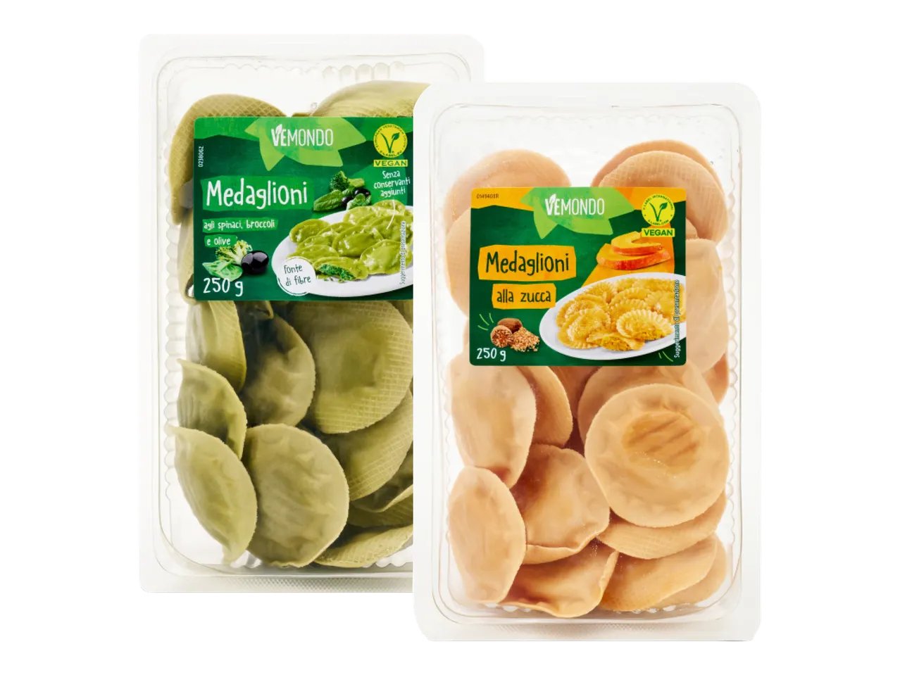 Medaglioni vegani