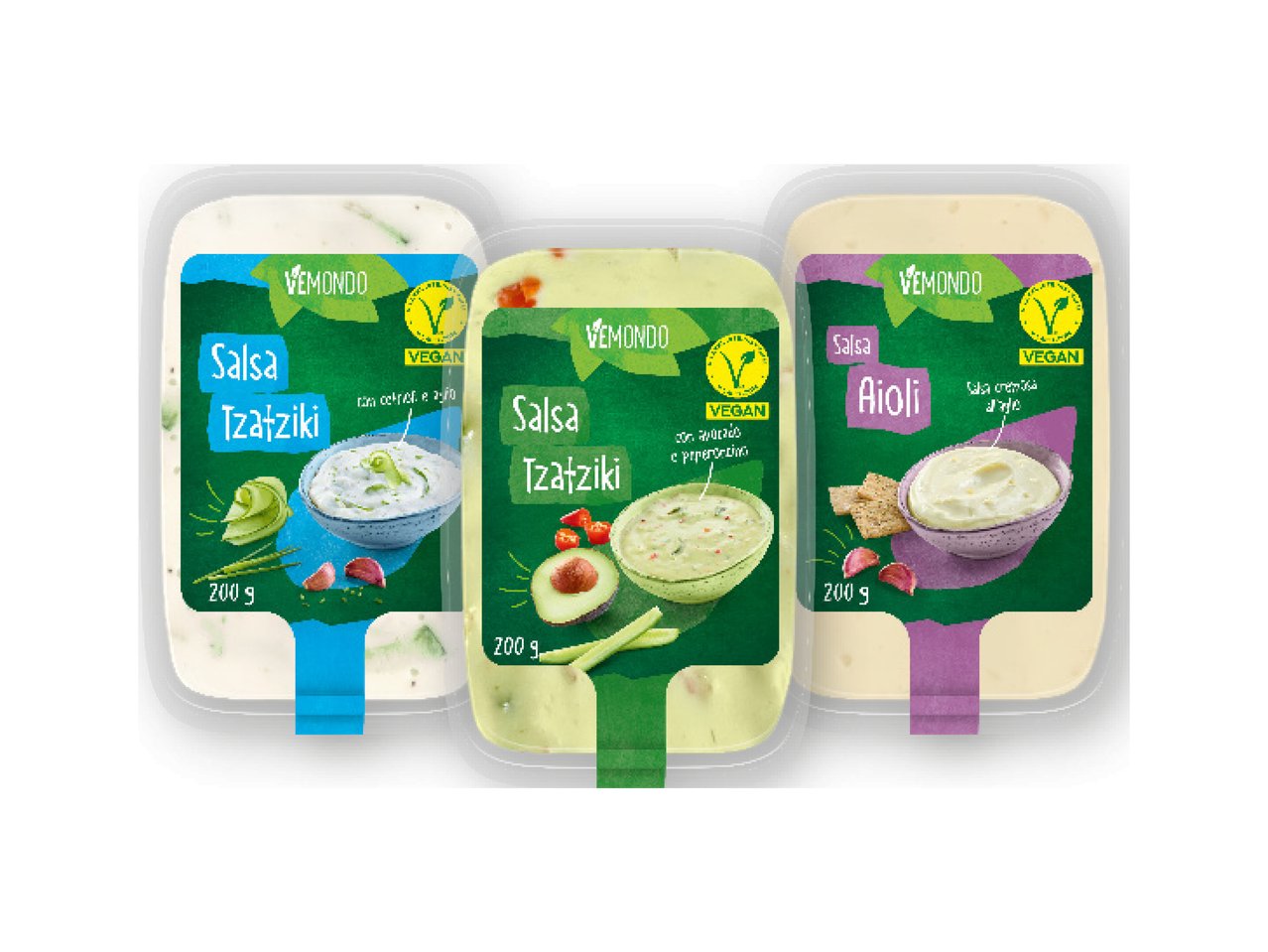 Salse vegane dip