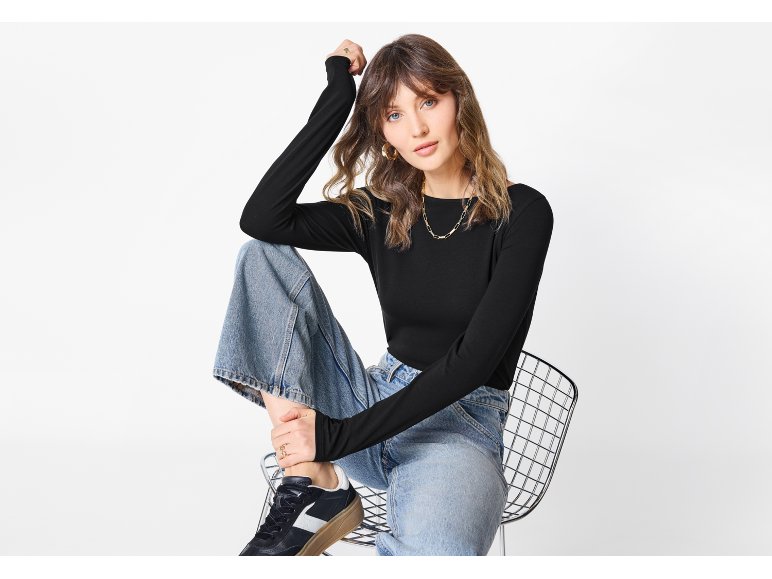 Maglia a maniche lunghe da donna