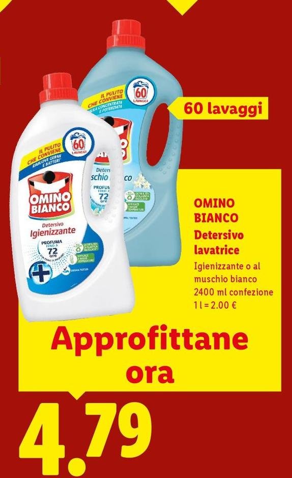 Omino Bianco - Detersivo Lavatrice