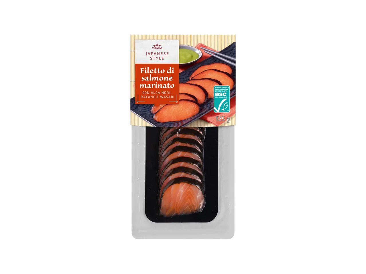 VITASIA Filetto di salmone marinato