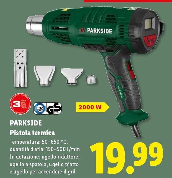 Parkside - Pistola Termica