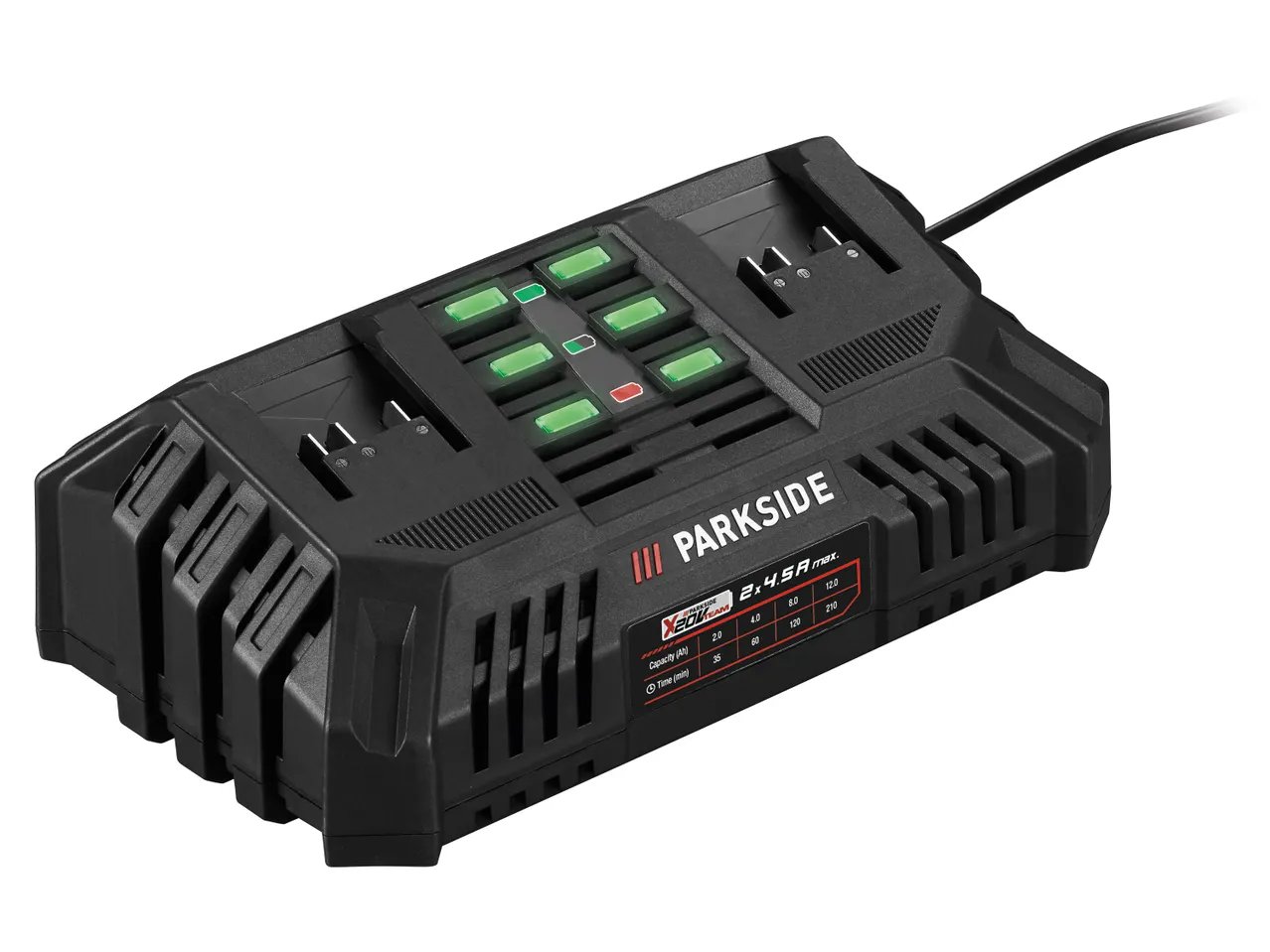 PARKSIDE® Caricabatterie doppio 20 V