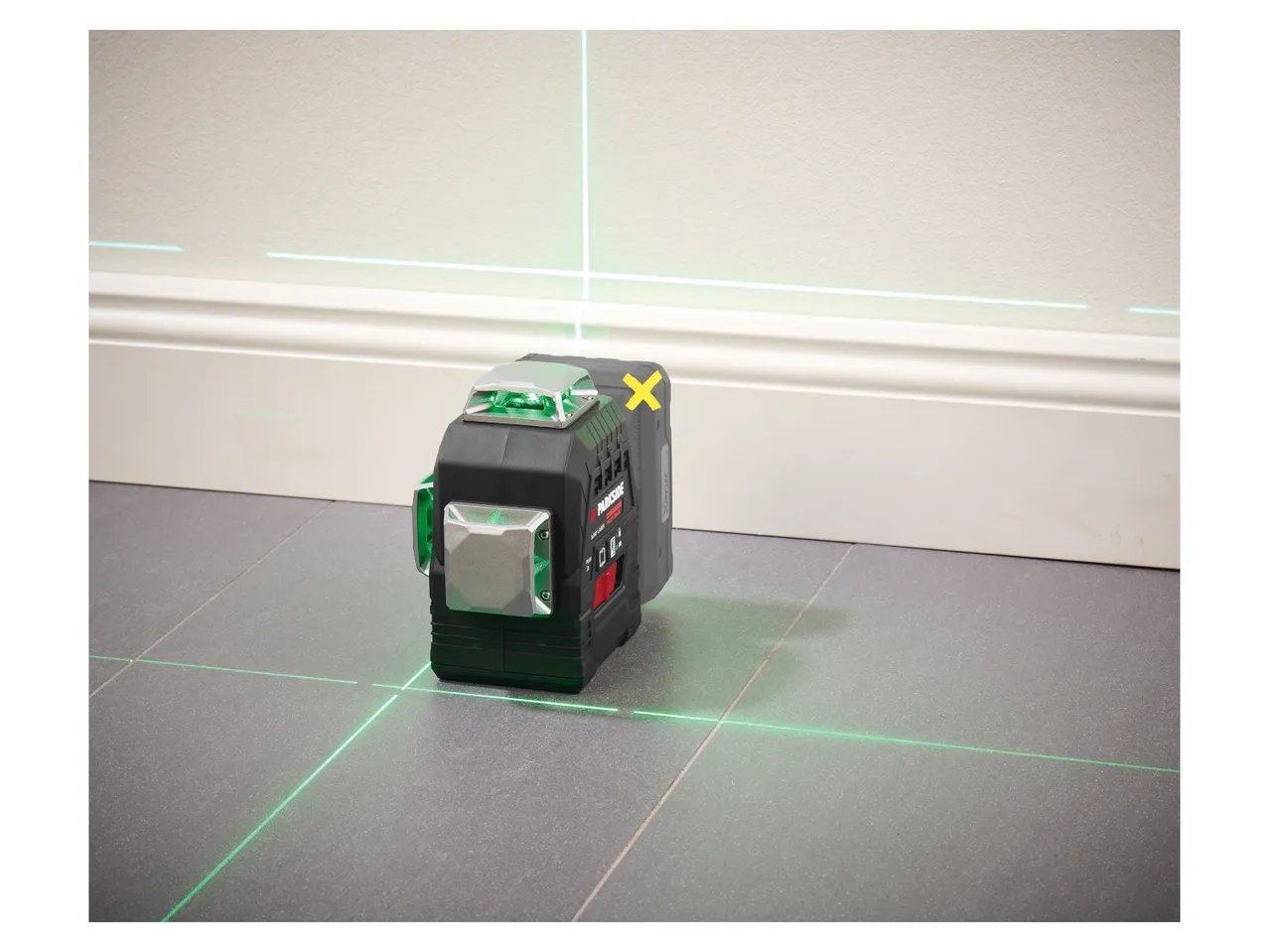 Parkside Performance - Livella Laser A Croce Ricaricabile