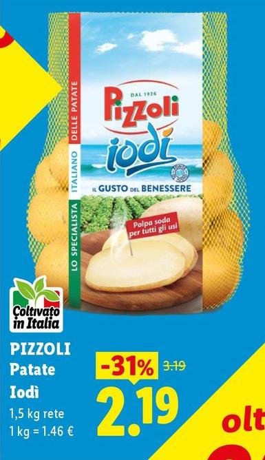 Pizzoli - Patate Iodi