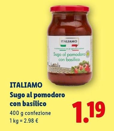 Italiamo - Sugo Al Pomodoro Con Basilico