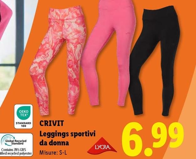 Crivit - Leggings Sportivi Da Donna