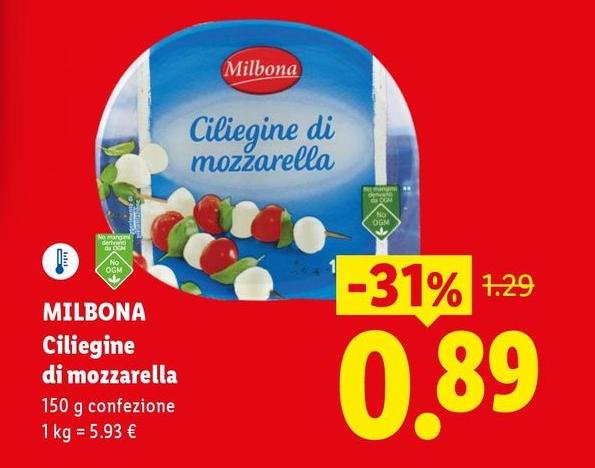 Milbona - Ciliegine Di Mozzarella