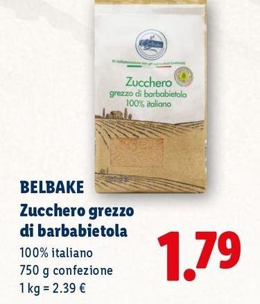 Belbake - Zucchero Grezzo Di Barbabietola