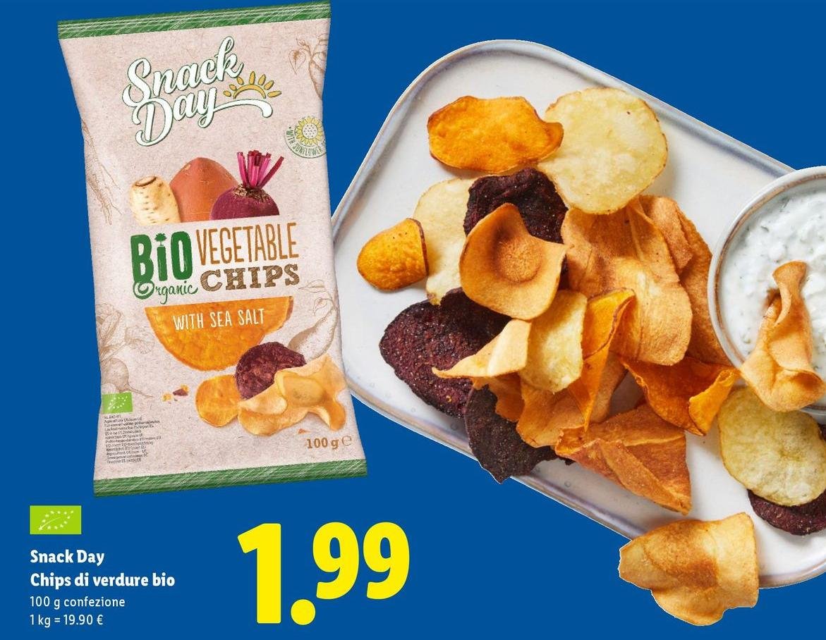 Snack Day - Chips Di Verdure Bio
