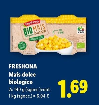 Freshona - Mais Dolce Biologico