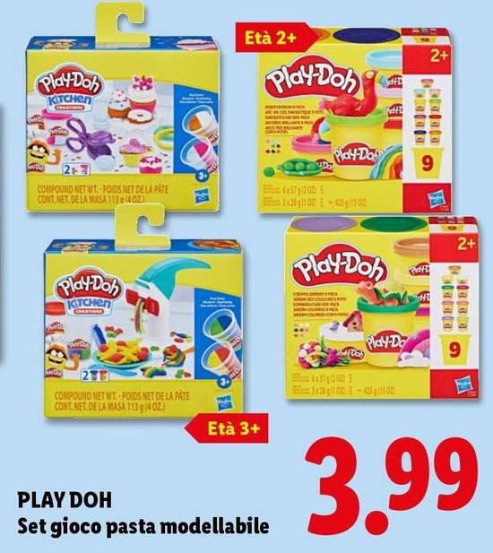 Play-Doh - Set Gioco Pasta Modellabile