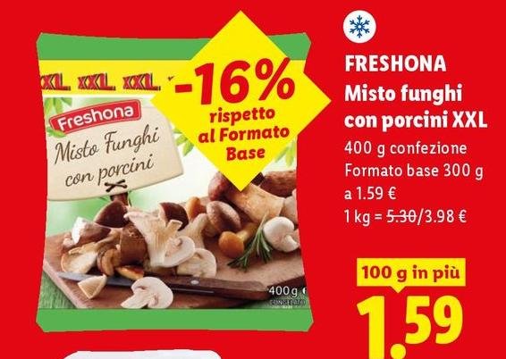 Freshona - Misto Funghi Con Porcini Xxl