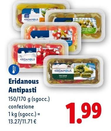 Eridanous - Antipasti