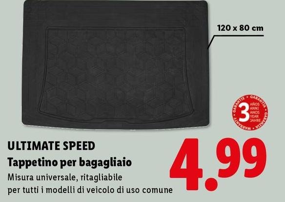 Ultimate Speed - Tappetino Per Bagagliaio