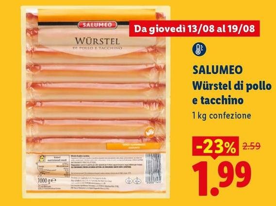 Salumeo - Würstel Di Pollo E Tacchino