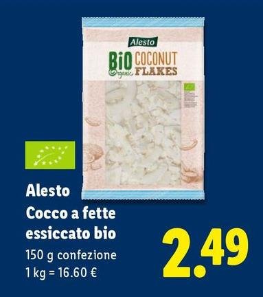 Alesto - Cocco A Fette Essiccato Bio