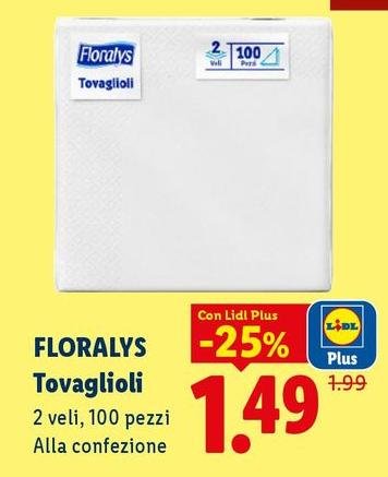 Floralys - Tovaglioli