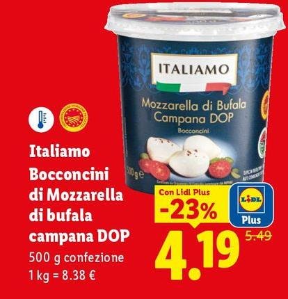 Italiamo - Bocconcini Di Mozzarella Di Bufala Campana DOP