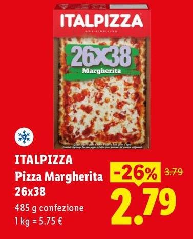 Italpizza - Pizza Margherita 26x38