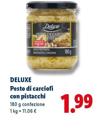 Deluxe - Pesto Di Carciofi Con Pistacchi