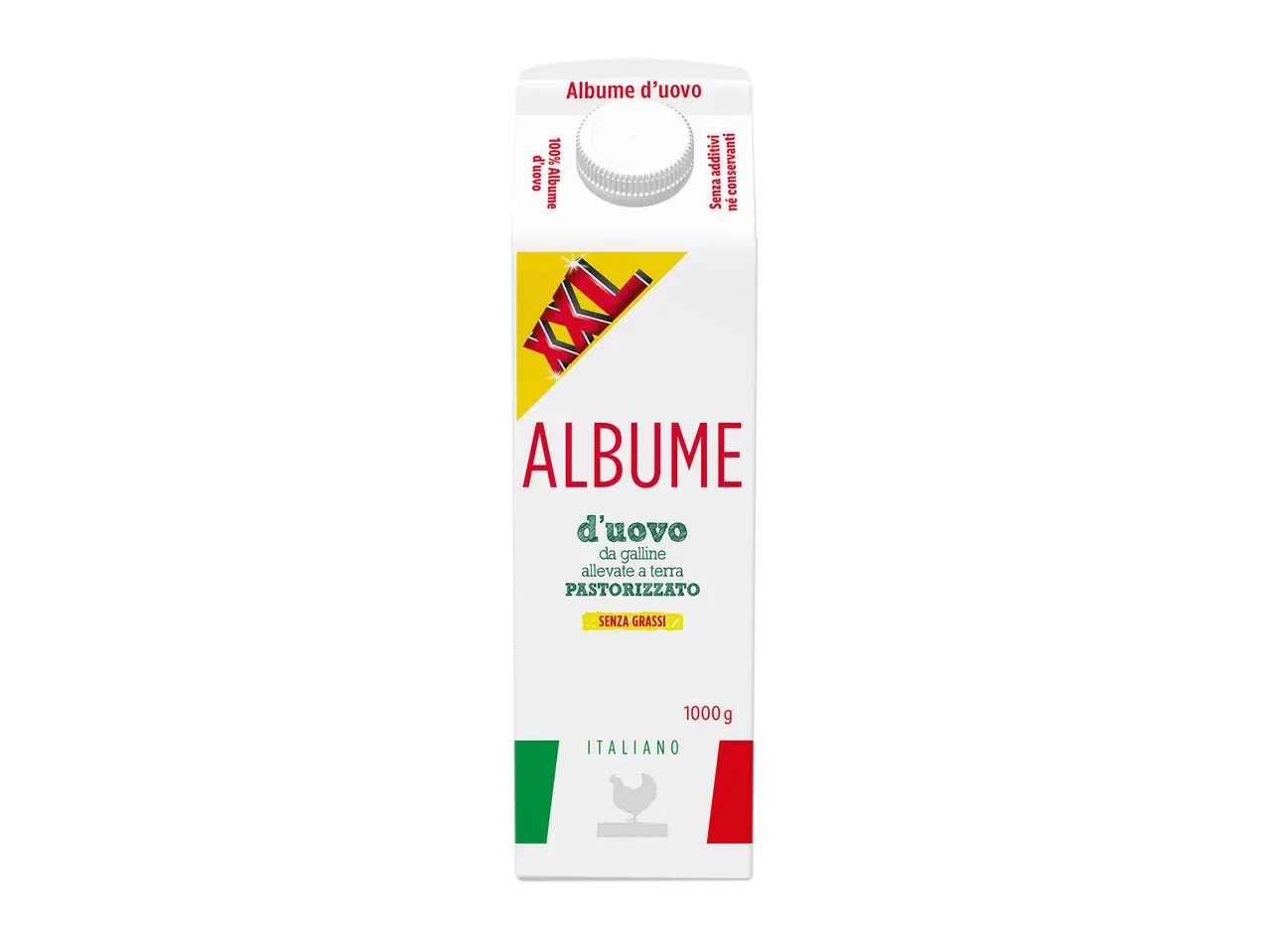 Albume d’uovo pastorizzato XXL