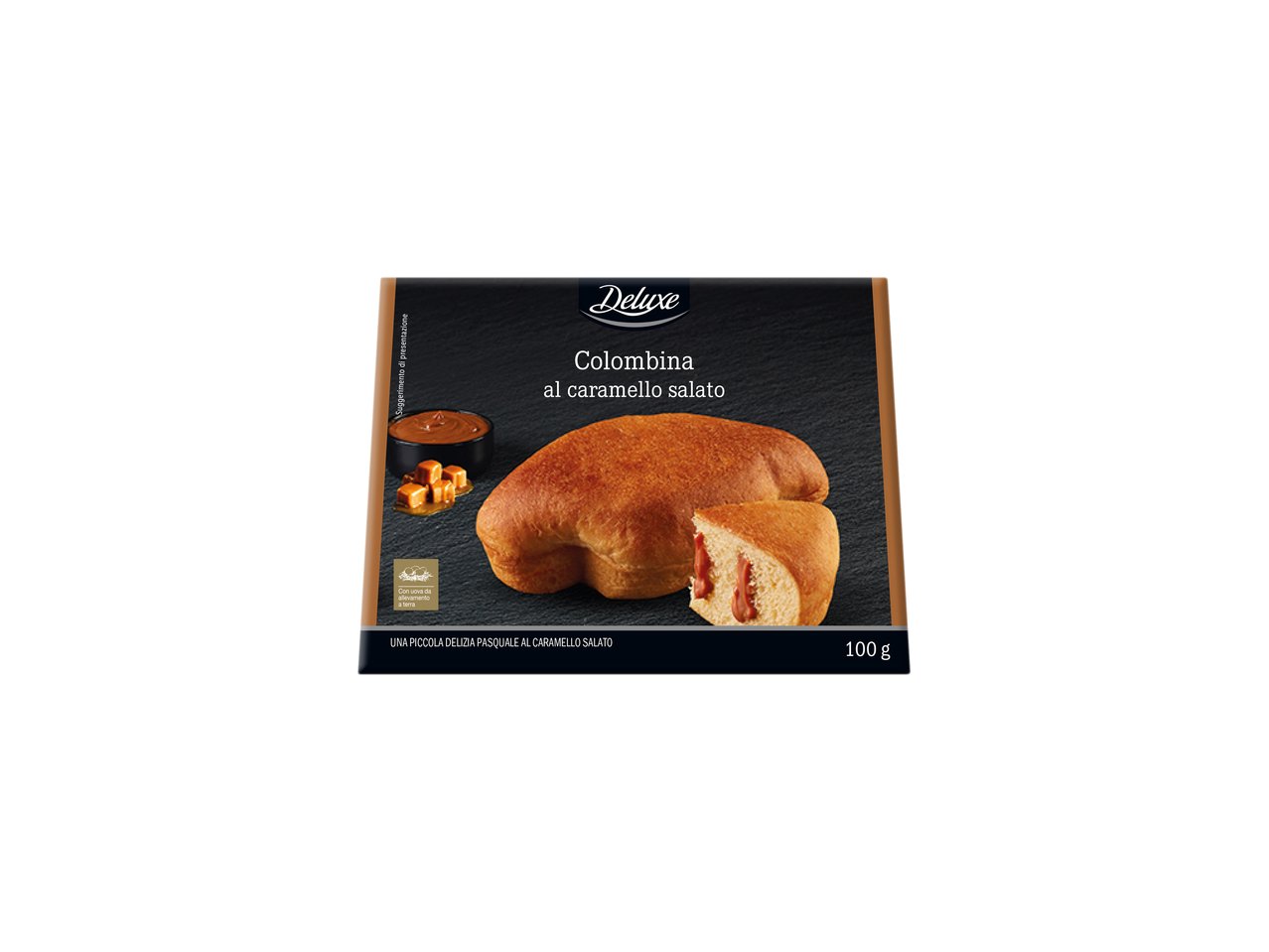 Mini colomba al caramello salato