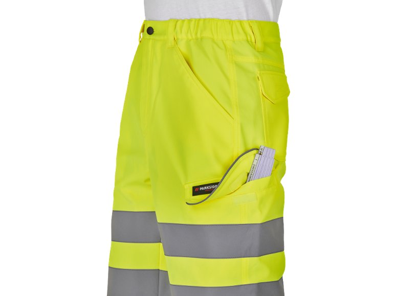 Pantaloni corti riflettenti da lavoro per uomo