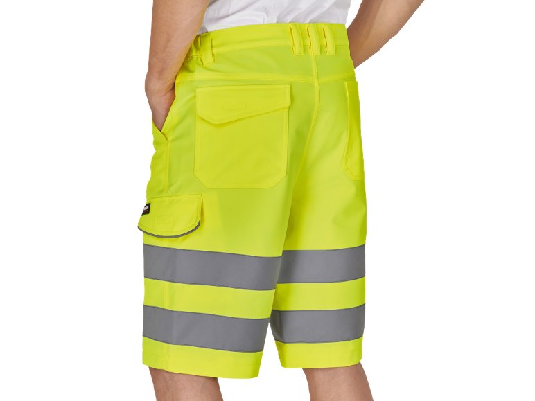 Pantaloni corti riflettenti da lavoro per uomo