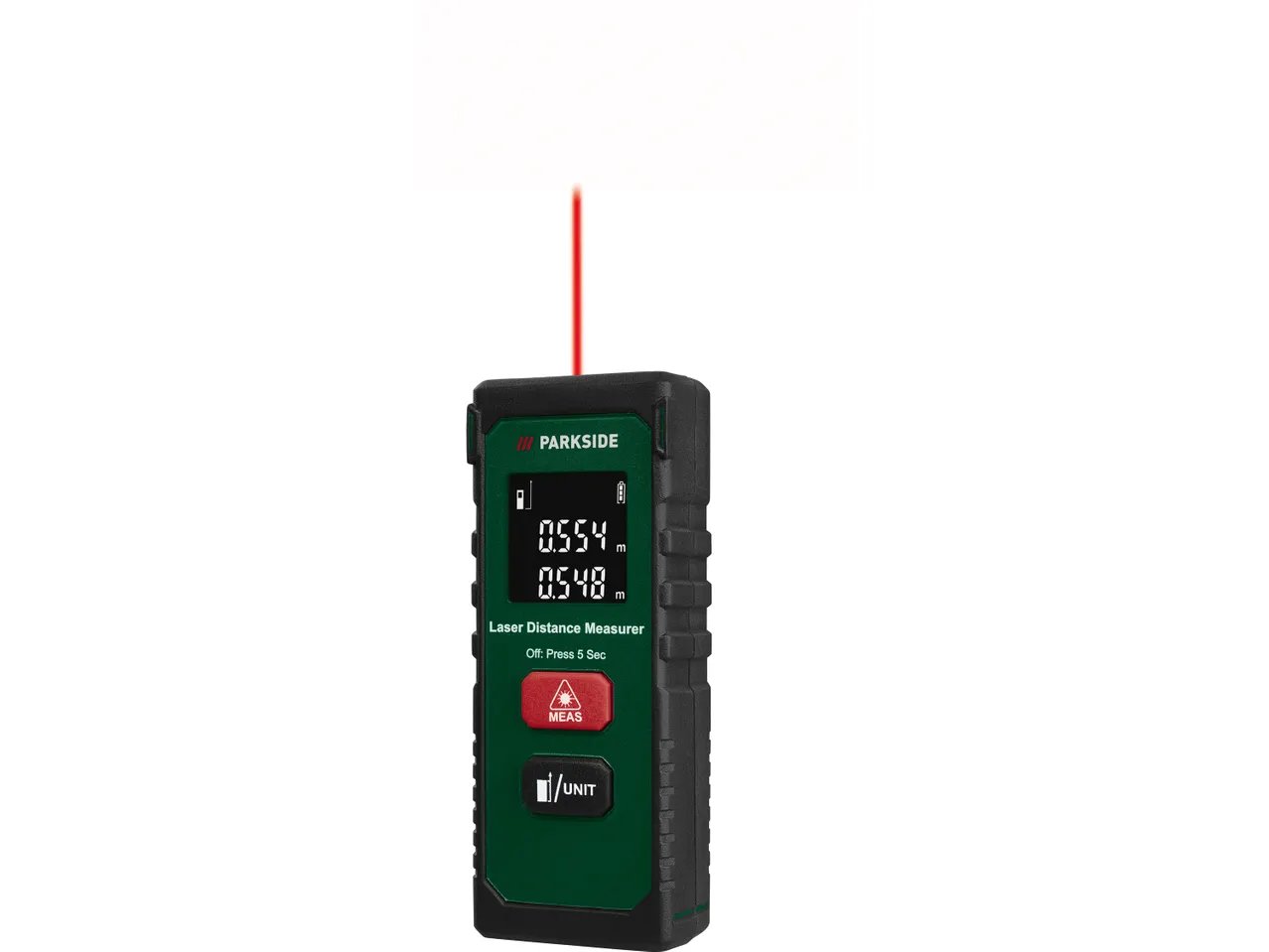 Misuratore di distanza laser o livella laser a croce con morsetto