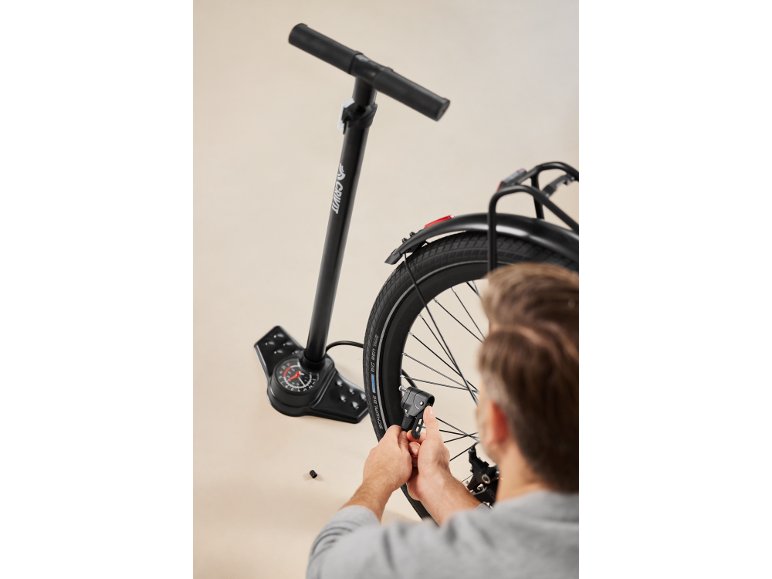 Pompa XL per bici con manometro