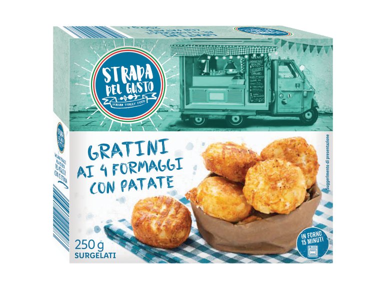 Sformatini ai 4 formaggi con patate
