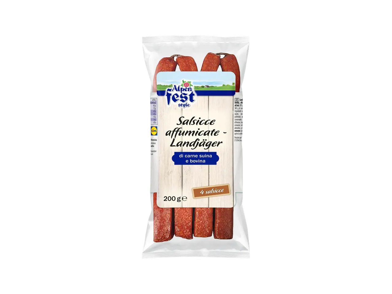 Landjäger salsicce affumicate