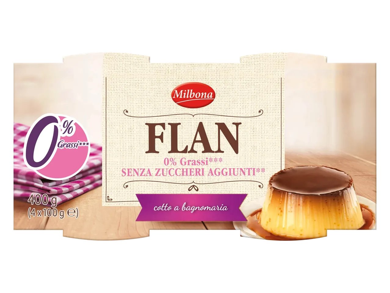 Dessert 0% grassi
