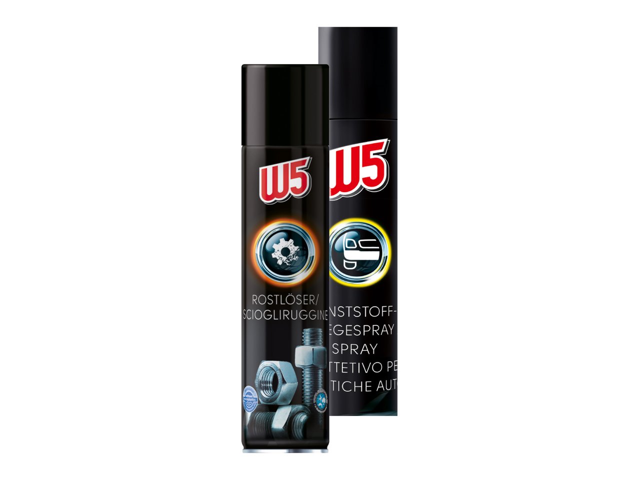 Spray protettivo per plastiche auto/sciogliruggine