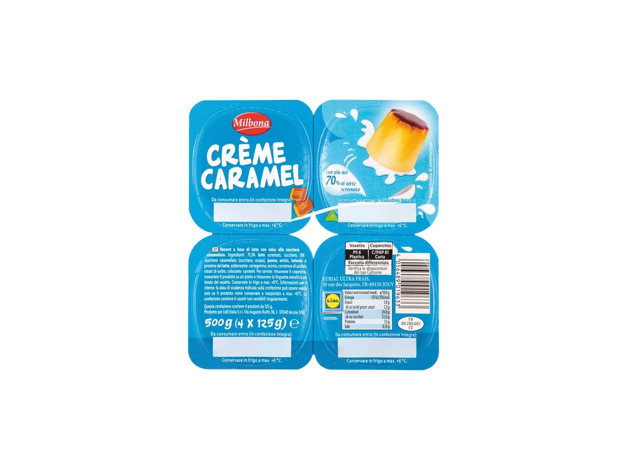 Crème caramel vaniglia