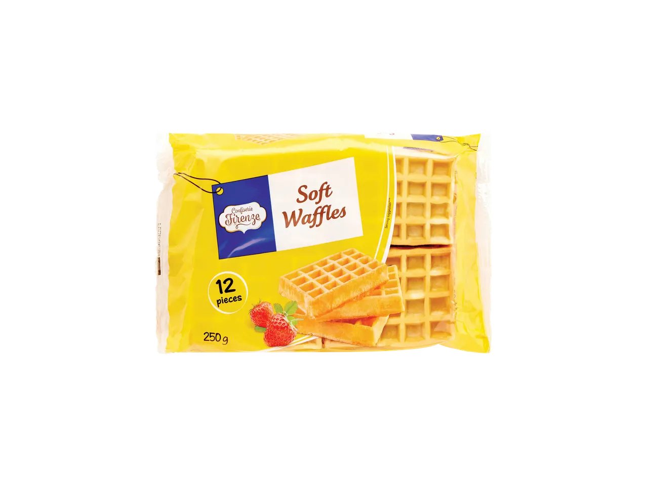 Waffel con uova fresche