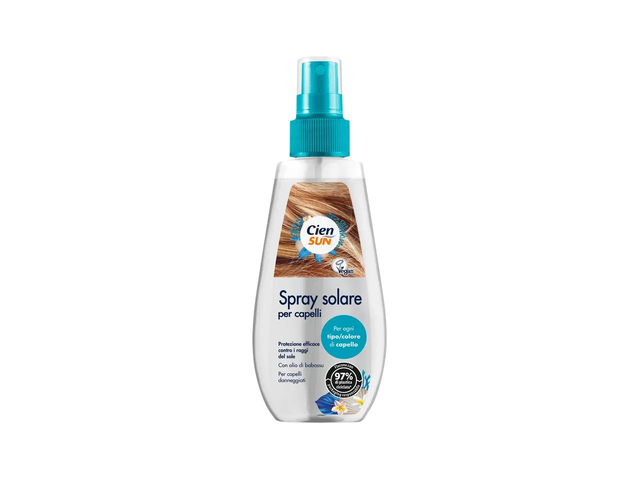 Spray solare per capelli