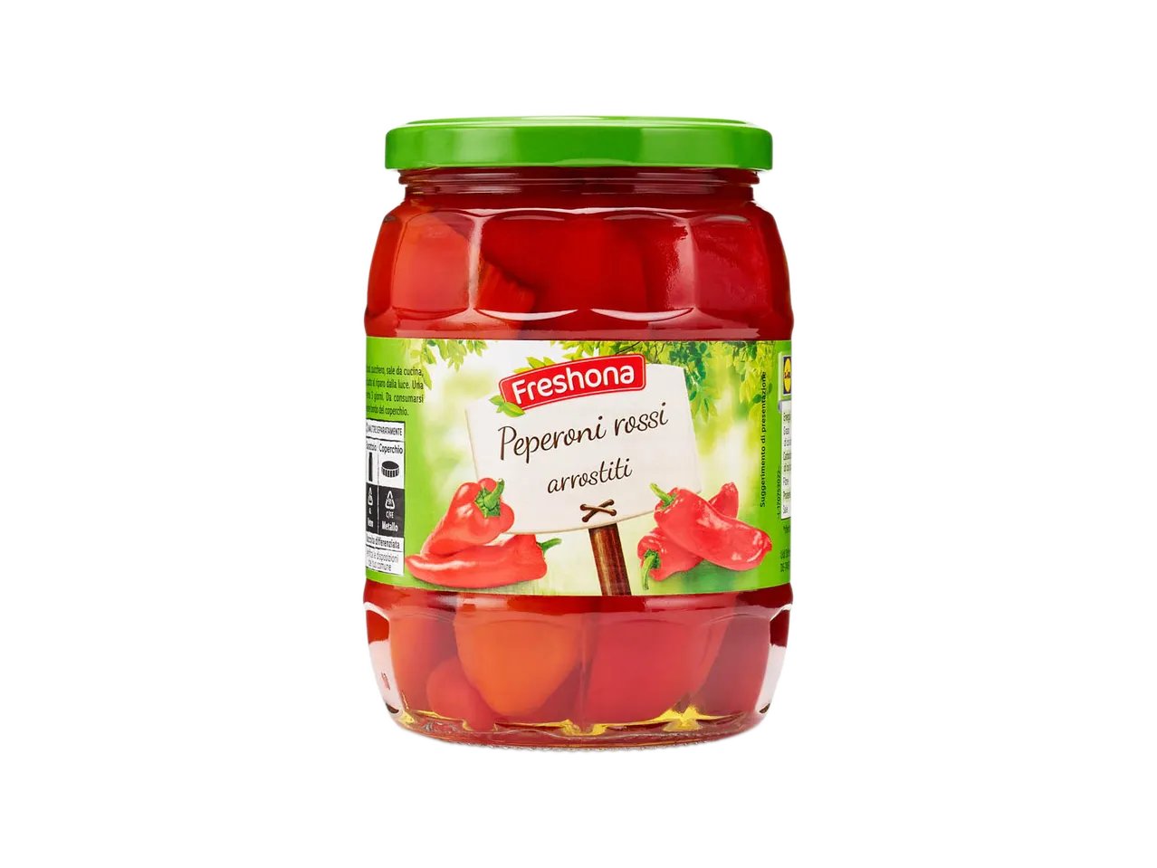 Peperoni rossi arrostiti