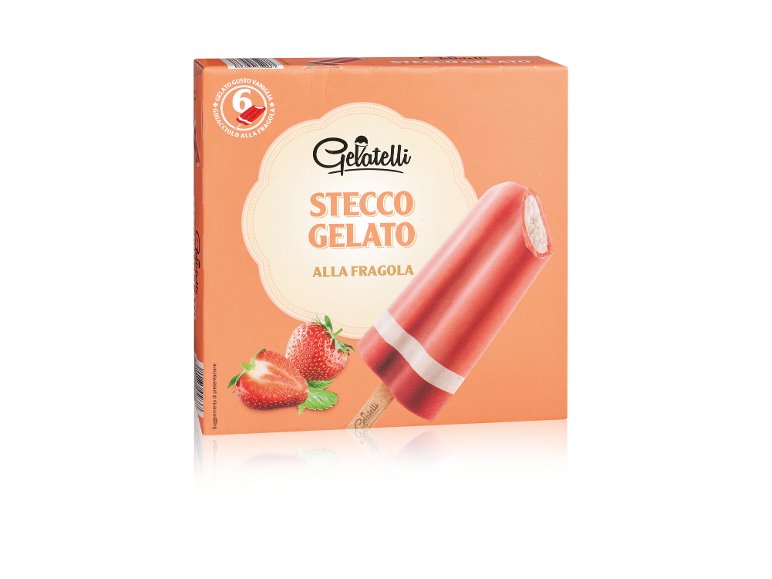 Stecco gelato alla fragola